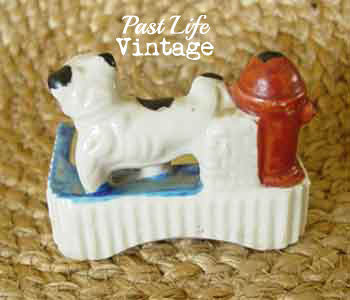 Bull Dog Lusterware Ashtray Vintage Made in Japan