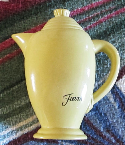 Home Laughlin Fiestaware Yellow Coffeepot Magnet