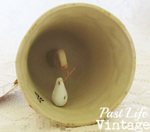 Roses Bell Vintage Arnart Porcelain Free US Shipping