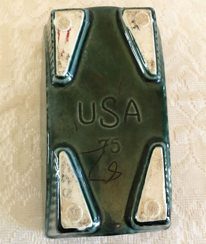 Vintage 50s USA Planter Green Mondern Mid Century Free Shipping