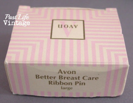 Avon Pin Pink Ribbon Breast Care 1993 in Original Box