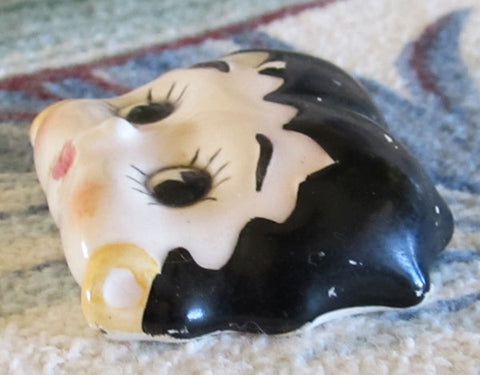 Betty Boop Porcelain Magnet Vintage 1970s