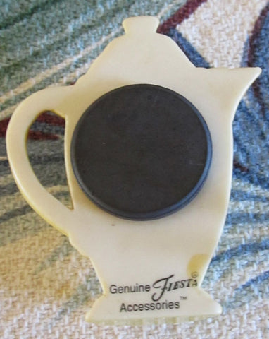 Home Laughlin Fiestaware Yellow Coffeepot Magnet