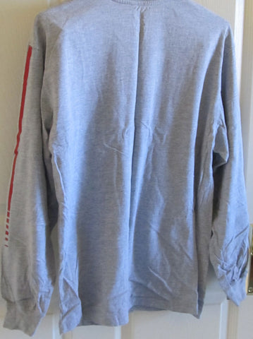 Vintaqe 90s KU Jayhawks Long Sleeved T-shirt XL Adidas Free Shipping