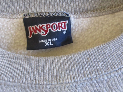 KU Jayhawks University of Kansas Sweatshirt Vintage 1980s Jansport XL
