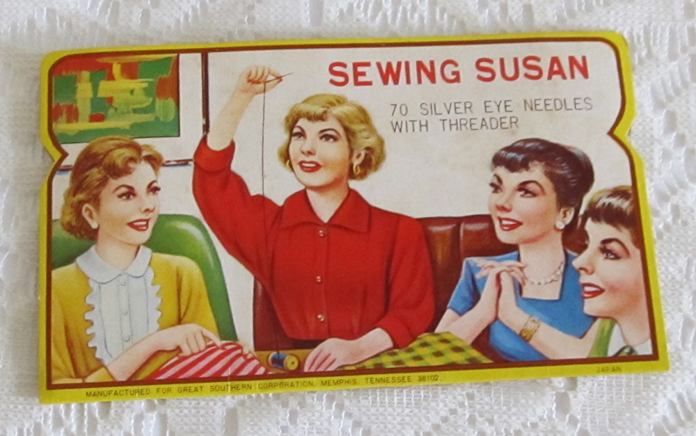 Vintage Sewing Susan Needle Book Made in Japan for Great Southern Corp Memphis TN
