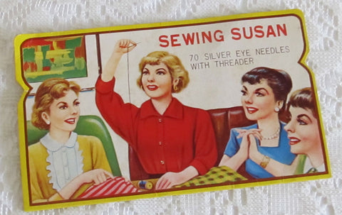Vintage Sewing Susan Needle Book Made in Japan for Great Southern Corp Memphis TN