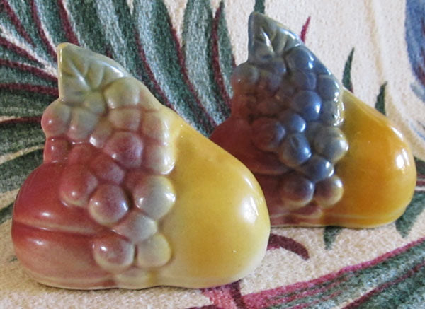 Shawnee Fruit Salt and Pepper Shakers Vintage 1950s Free Shipping