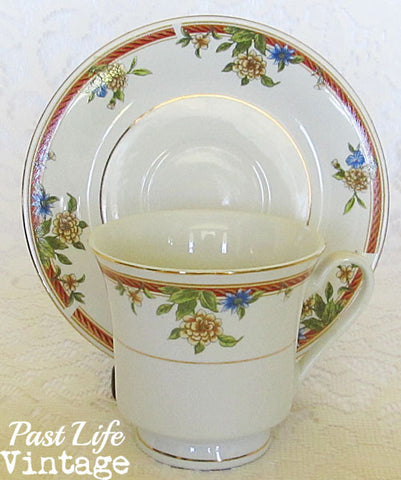 Truly Tasteful Fine China Tea Cup and Saucer Floral Free Shipping